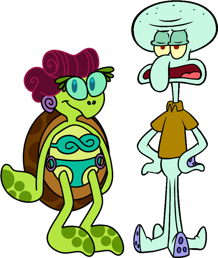 Ridley And Squidward - Cartoon - Free Transparent PNG Download - PNGkey