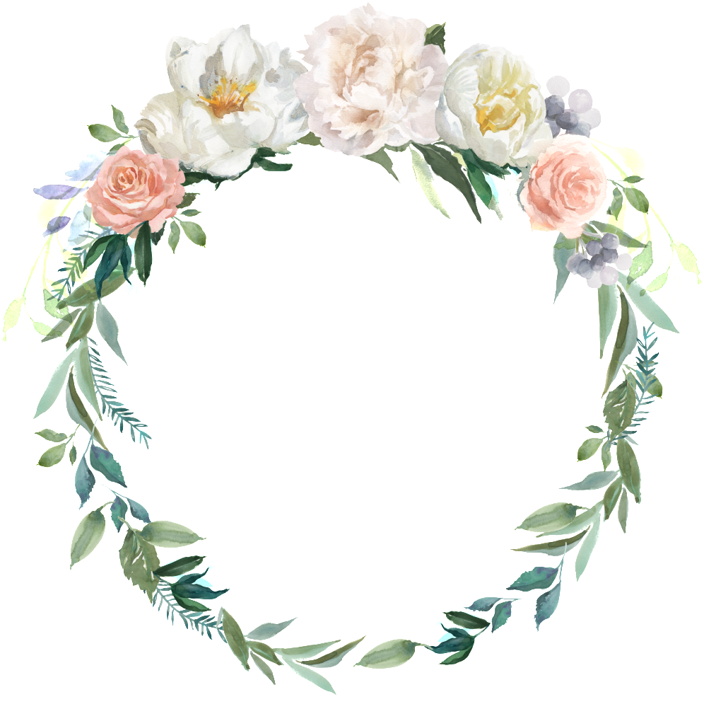 Download Wedding Wreath Decorative Border Png - Portable Network ...