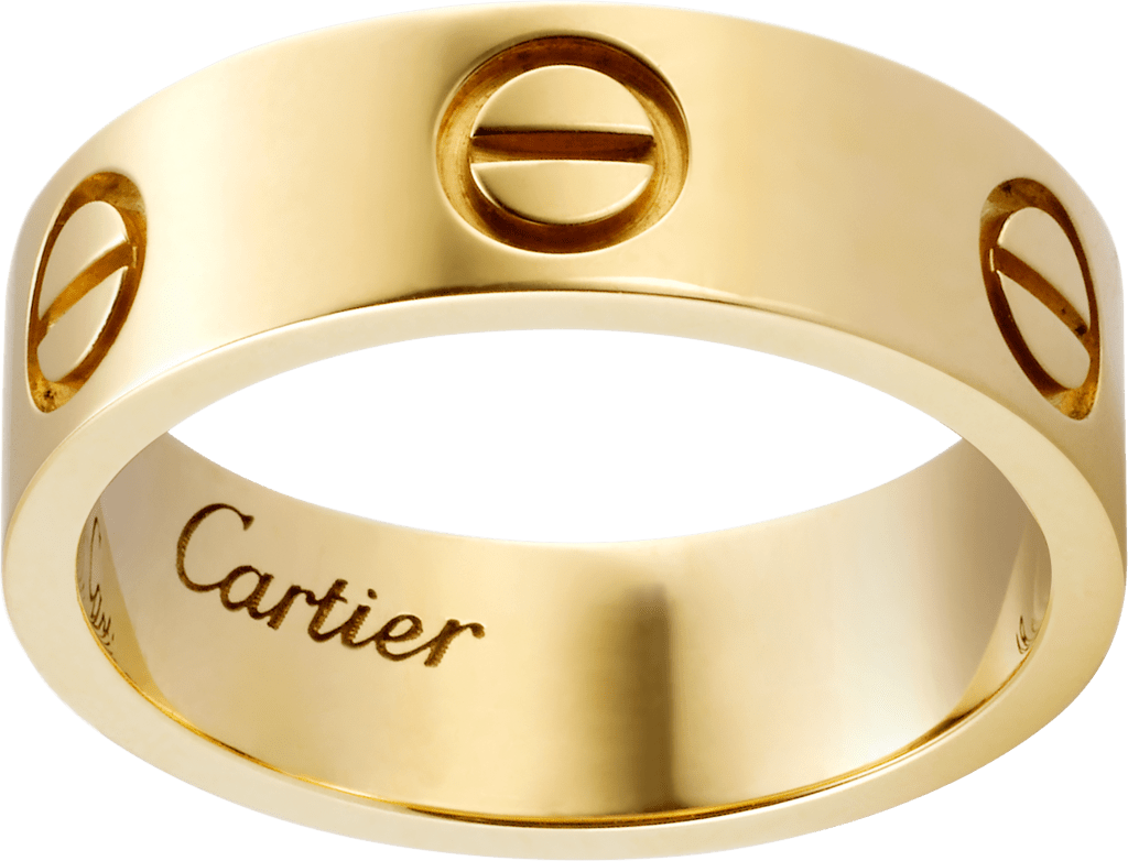 Download Cartier Yellow Gold Love Ring Cartier Love Ring Png Image