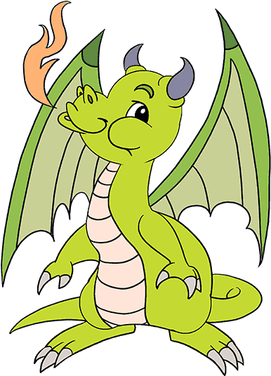 How To Draw Baby Dragon - Green Dragon Png Draw - Free Transparent PNG ...