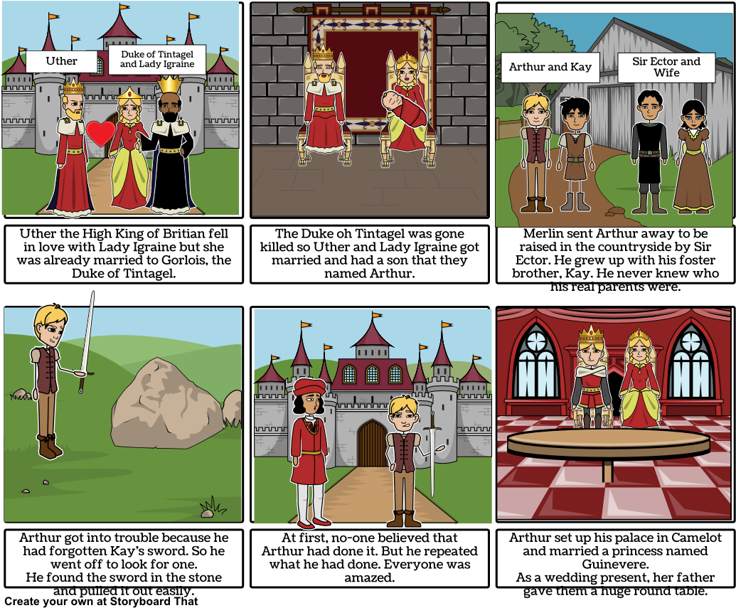 King Arthur - King Arthur Story Cartoon - Free Transparent PNG Download ...