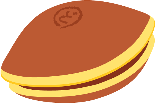 Download Japanese Sweets Dorayaki Free Png And Vector どら 焼き イラスト フリー Png Image With No Background Pngkey Com
