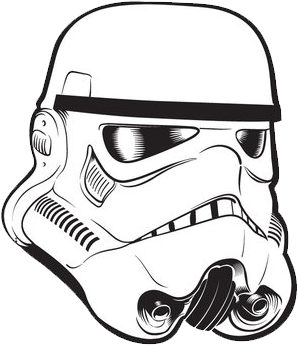 Stormtrooper Helmet - Stormtrooper Helmet Drawing - Free Transparent ...