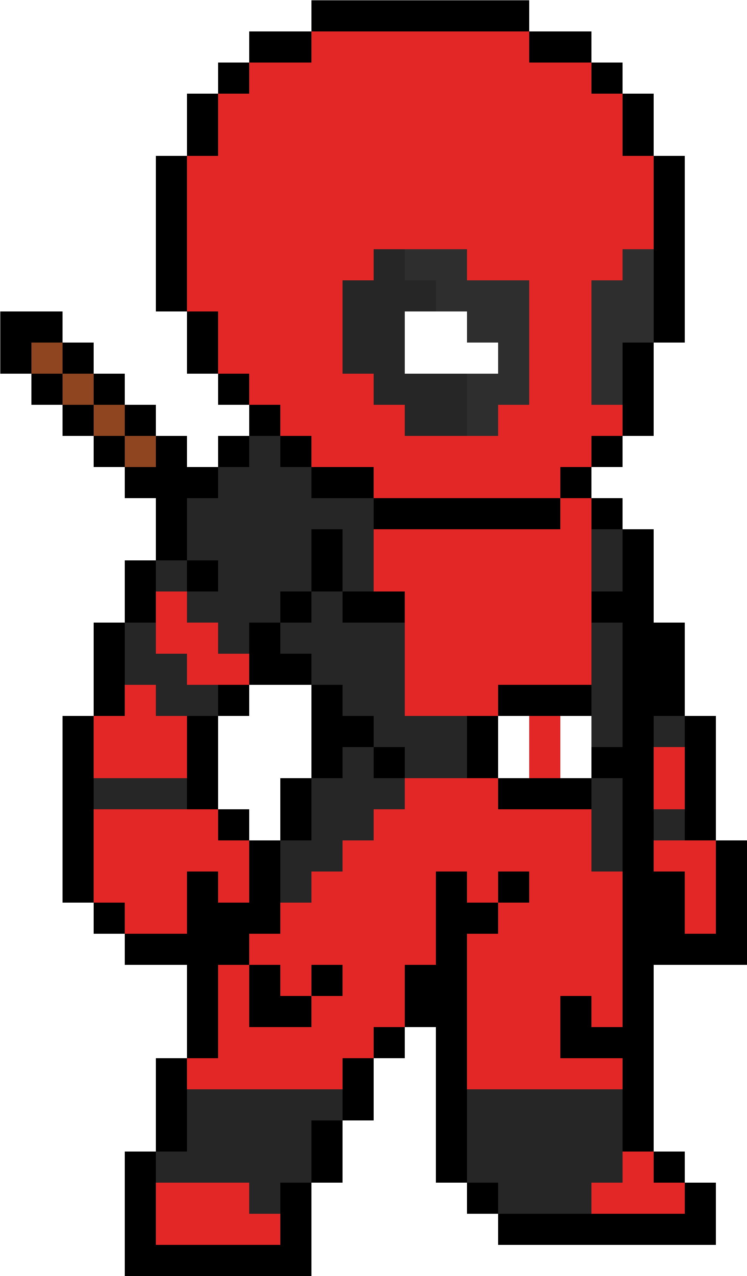 Download Deadpool - Deadpool Pixel Art PNG Image with No Background ...