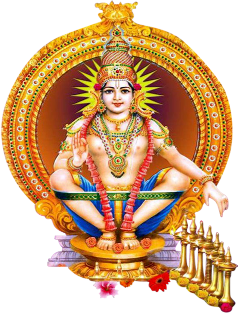 Main Dieties - Ayyappan God Hd - Free Transparent PNG Download - PNGkey