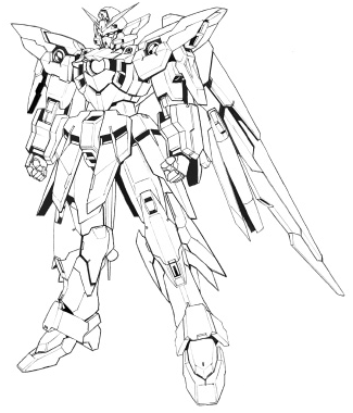 Download Gundam Fenice Rinascita Alba Line Art - Gundam Fenice ...