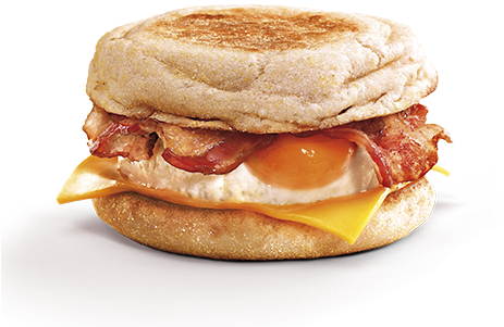 Download Bacon Egg Cheese Muffin - Hamburguesa Con Huevo Y Bacon PNG ...