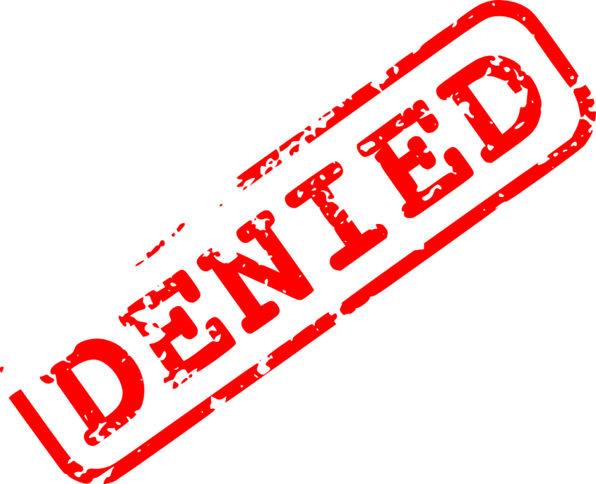 Download Free Png Red Denied Stamp Png Images Transparent - Denied Png