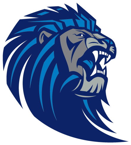 Lion - Lion Logo Blue - Free Transparent PNG Download - PNGkey