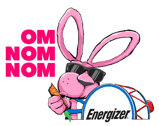 Download Energizer Bunny Stickers Messages Sticker-2 - Cartoon Gif ...