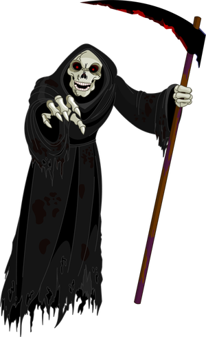 Grim Reaper Clipart Gtim - Scary Grim Reaper Clipart - Free Transparent ...