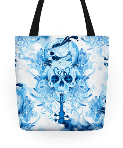 Download 221b Sherlock Skull Watercolor Tote Tote - Sherlock Tattoos ...