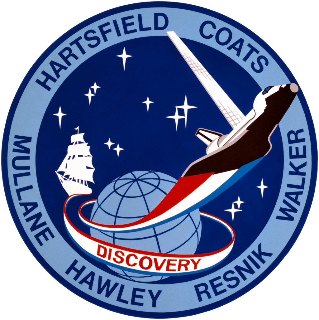 Sts 41 D - Discovery Space Shuttle Logo (1024x1026), Png Download