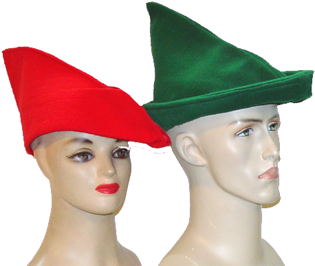 Elf Hat Aka Robin Hood 9999932800 - Costume Hat - Free Transparent PNG ...