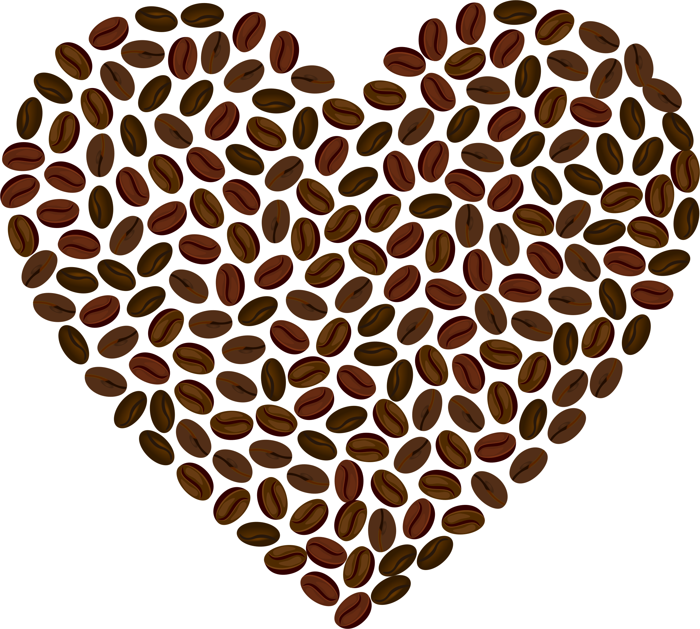This Free Icons Png Design Of Coffee Heart (2292x2058), Png Download