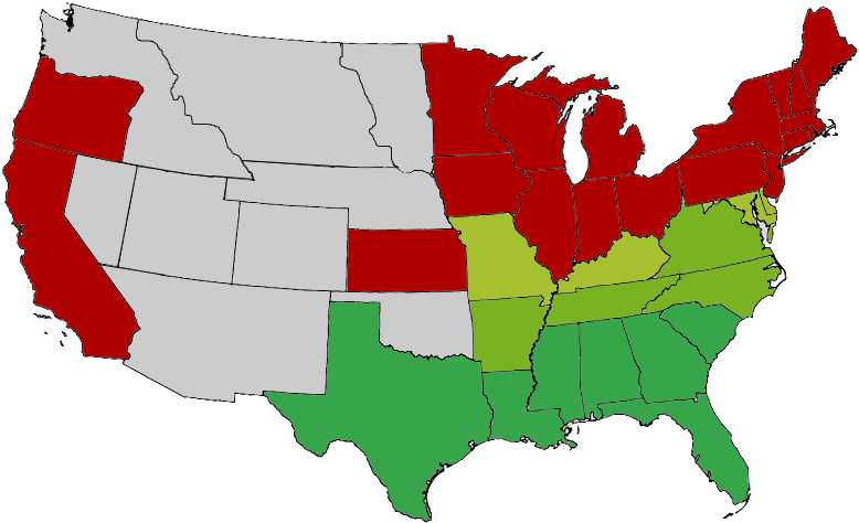 Download Secession Map Of The United States, - Looking Further Backward ...