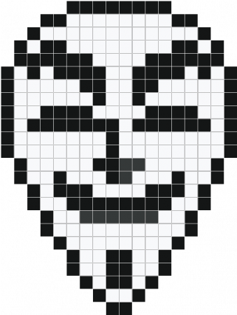 Download Guy Fawkes - Pixel Art PNG Image with No Background - PNGkey.com