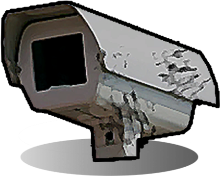 Cctv Camera Icon - Камера Rust (480x480), Png Download