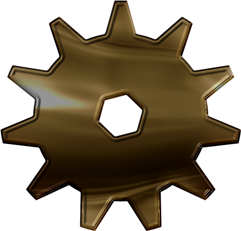 Steampunk Nut 500 X - Vector Graphics (500x500), Png Download