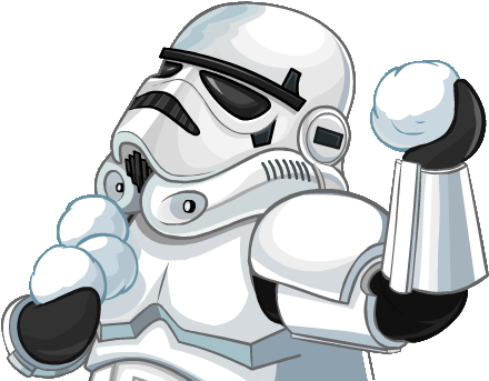 Download Stormtrooper Snow Ball Fight ‎ - Snow Fight Png PNG Image with ...