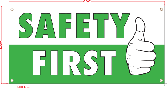 Download Safety First Vinyl Banner Safety First Logo Png Image With No Background Pngkey Com