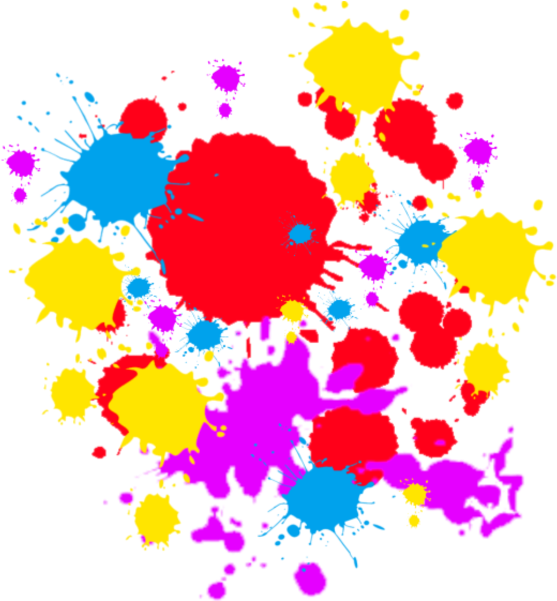 Free Download Colorful Spray Paint Splatter Png Clipart - Colorful ...