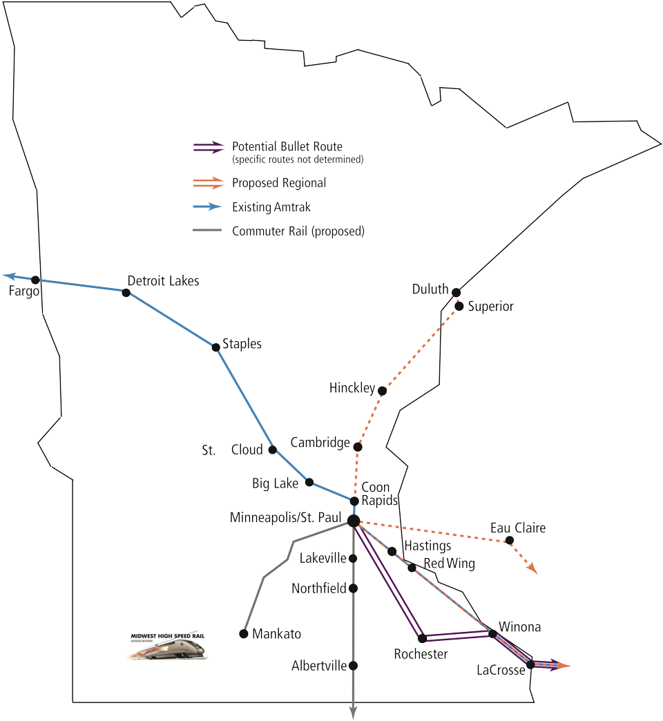 Download Minnesota Has Many Exciting Rail And Transportation - Diagram ...