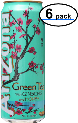 Download Arizona Green Tea With Ginseng Honey 6 Pack Pippa