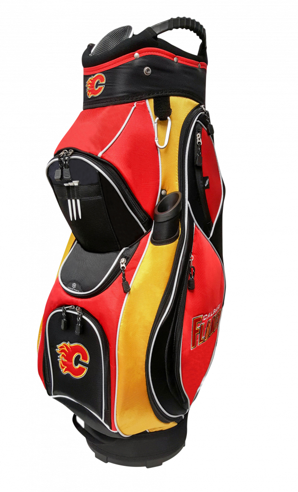 Download Calgary Flames Cart Golf Bag - Calgary PNG Image with No ...