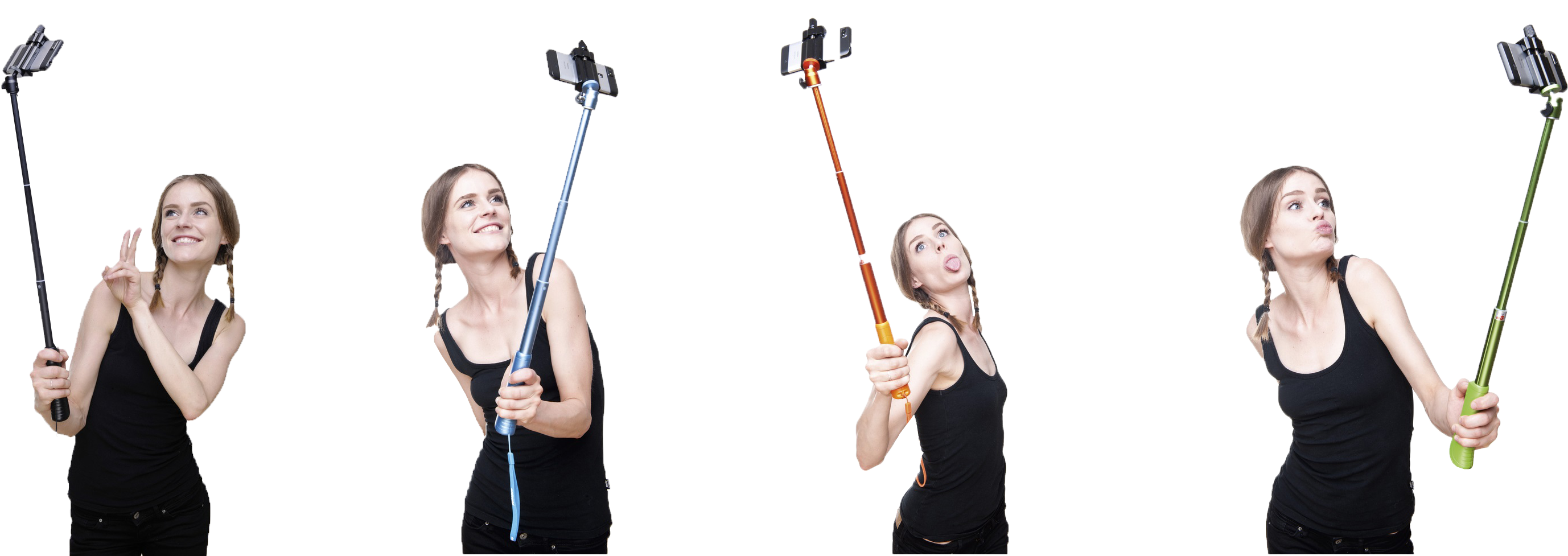 Download Selfie Stick Model PNG Image with No Background 