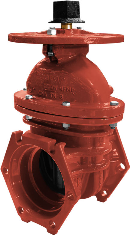 Post Indicator Valve 4" -12" Mechanical Joint X Mechanical (850x850), Png Download