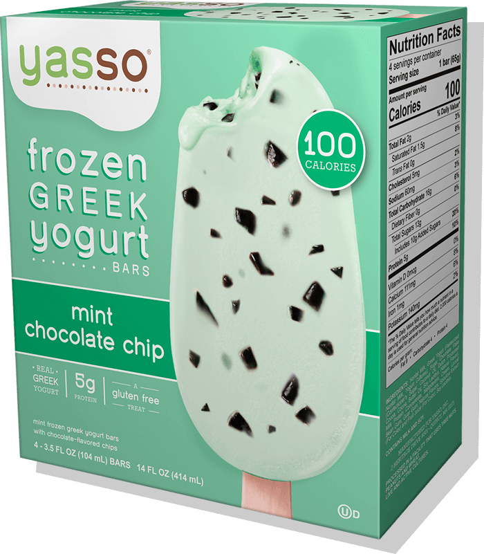 Download Mint Chocolate Chip Yasso Bars Nutrition Facts Png Image With No Background