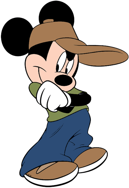 Download Cool Mickey Mickey Mouse Wearing A Hat Png Image With No Background Pngkey Com