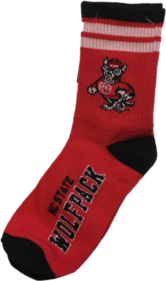 Download Nc State Wolfpack Youth Red And White Stripe Socks - Nc State ...