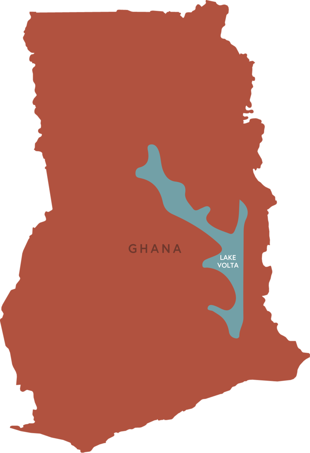 Ghana-map - Ghana Map Vector - Free Transparent PNG Download - PNGkey