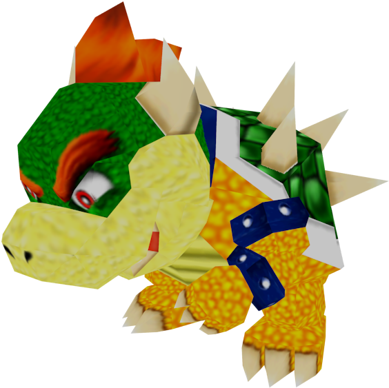 Download Zip Archive - Super Mario 64 Bowser Png - Free Transparent PNG ...