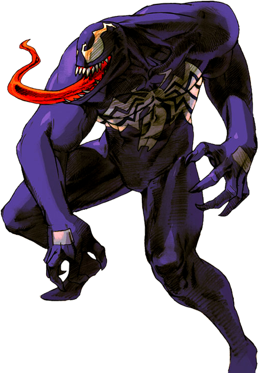 Drawing Names Venom - Blackheart Marvel Vs Capcom 3 - Free Transparent ...