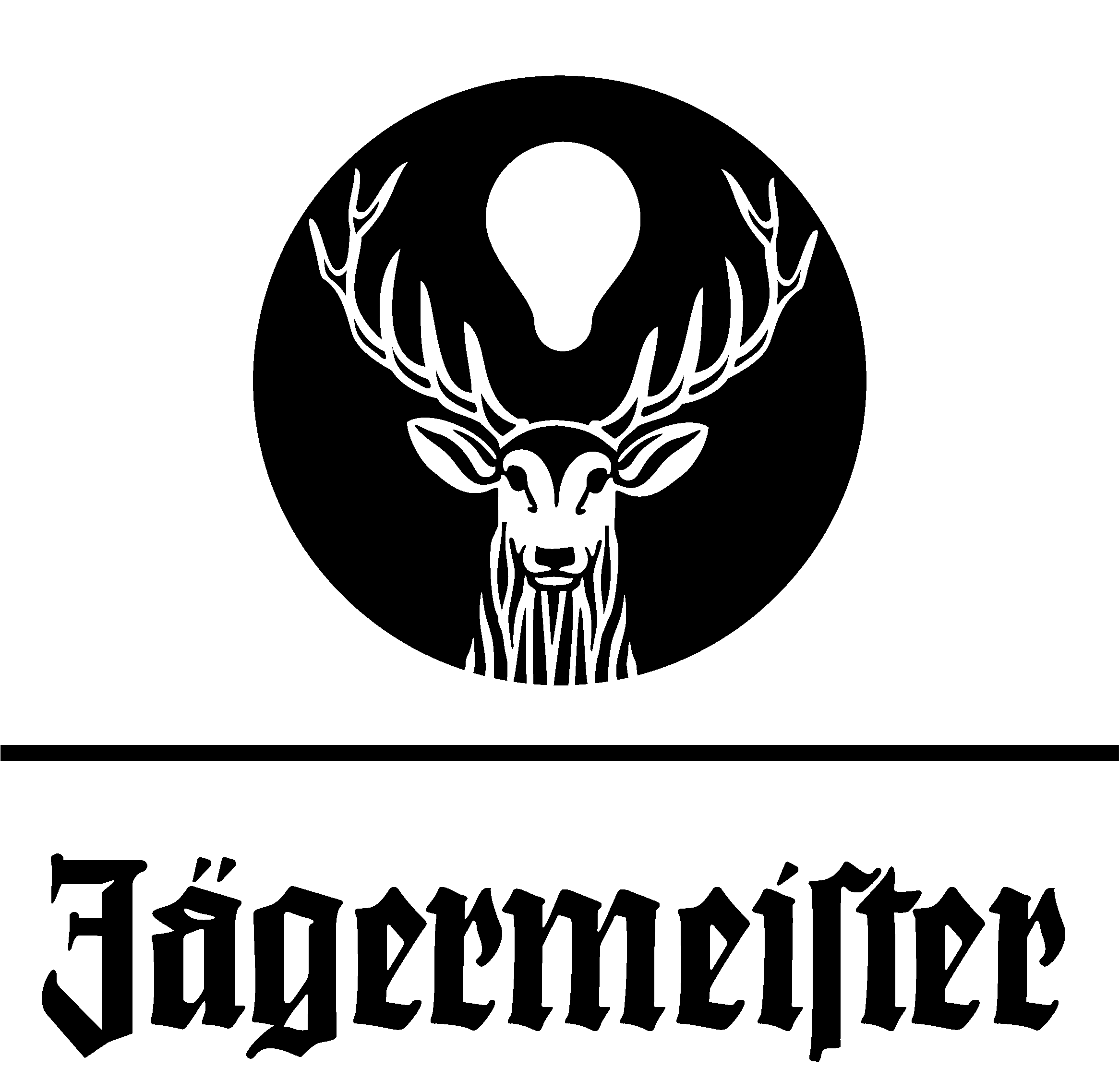 Download Jägermeister Logo Black And White - Jagermeister Font Free ...