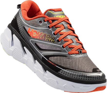 Download Hoka One One Men's Conquest 3 Road-running Shoes Gray/orange ...