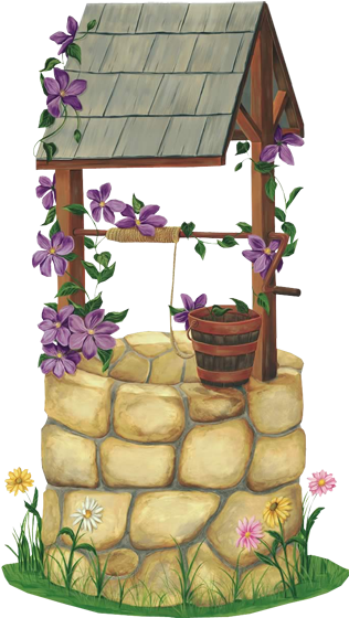 Ch - B *✿* - Wishing Well Clipart (320x570), Png Download