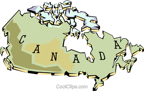 Download Canada Map Royalty Free Vector Clip Art Illustration - Canada