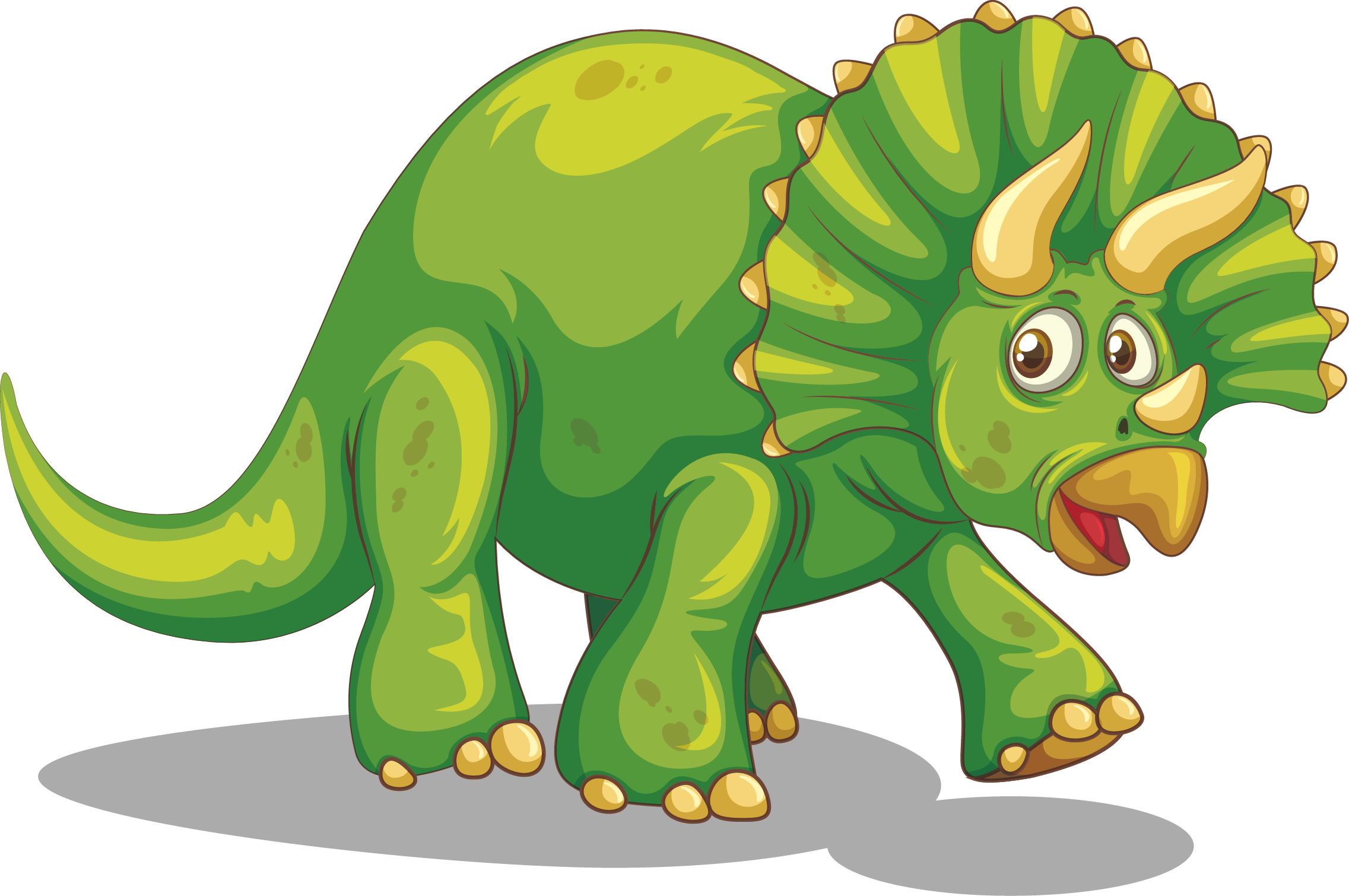 Download Tyrannosaurus Dinosaur Cartoon Illustration - Cartoon Dinosaur