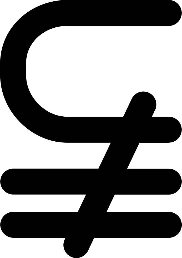 Download Subset Of Above Not Equal Mathematical Symbol Comments ...