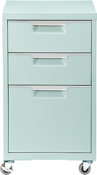 Download Mint File Cabinet From Cb2 159 Rolling File Cabinet Png Image With No Background Pngkey Com