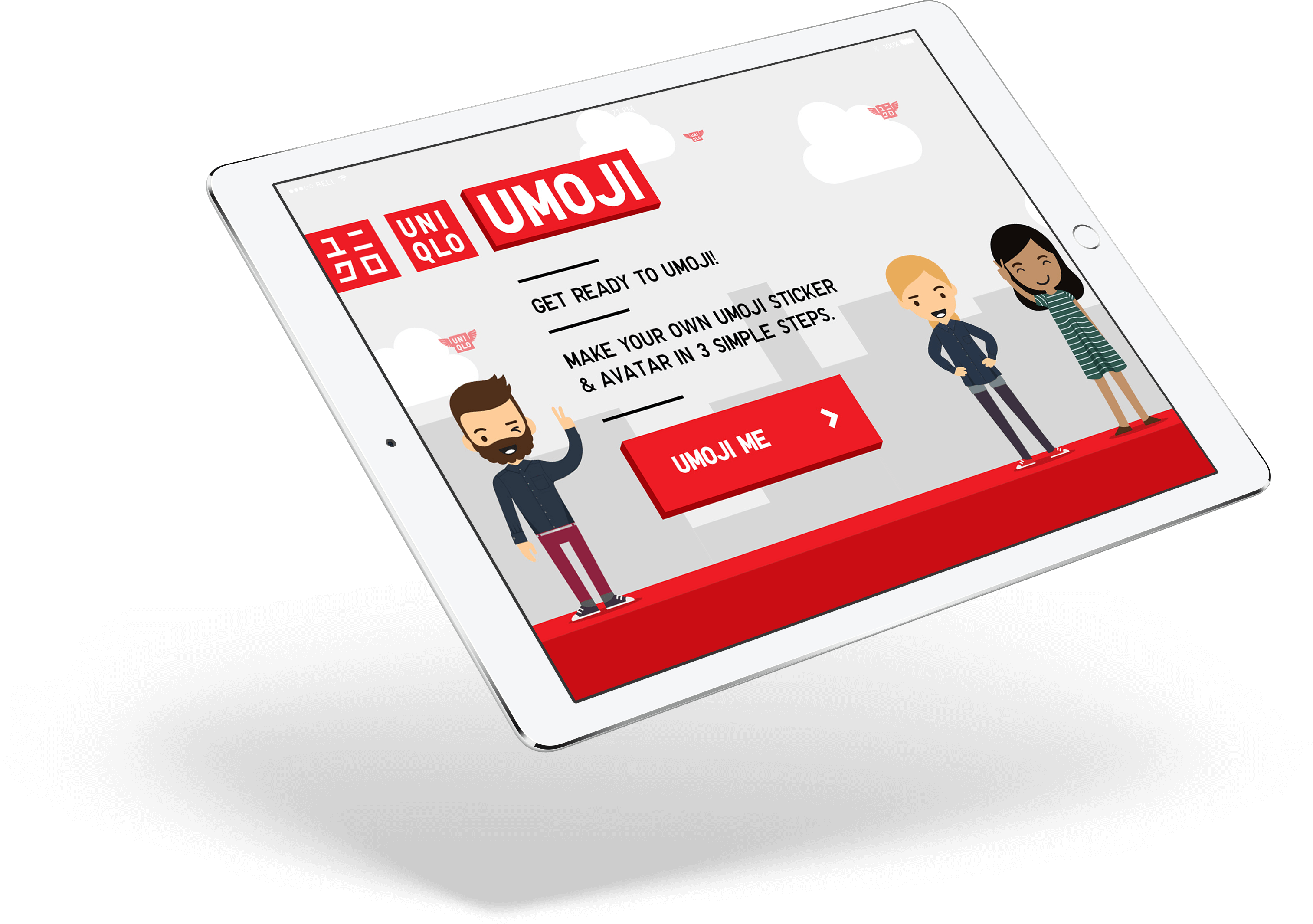 Download Ipad Frontscreen Uniqlo Png Image With No Background Pngkey Com