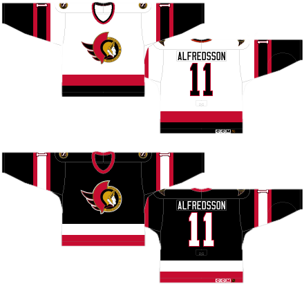 ottawa senators 90s jersey