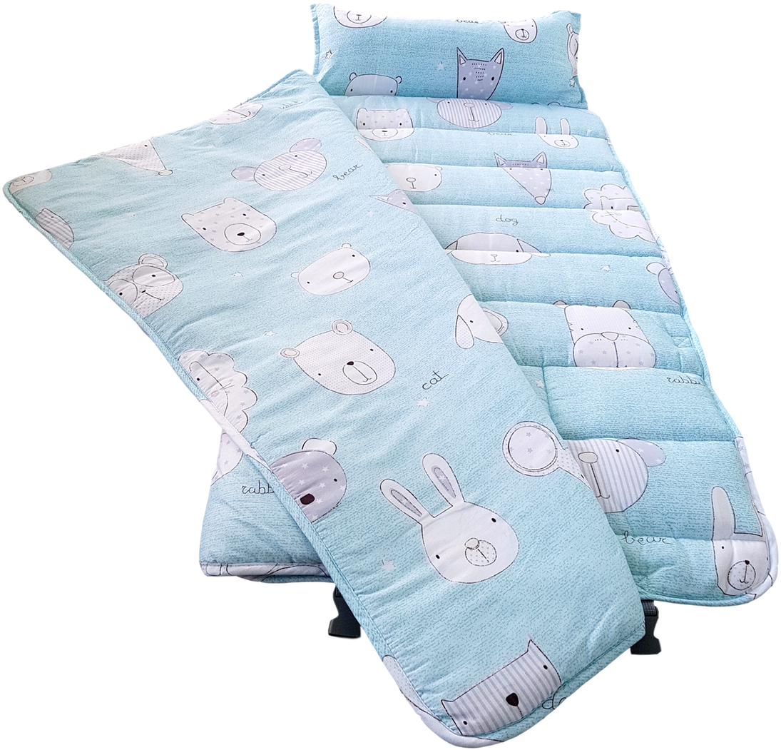 Download Elektra Cloud9 Deluxe Cotton Nap Mat Mint Animals New