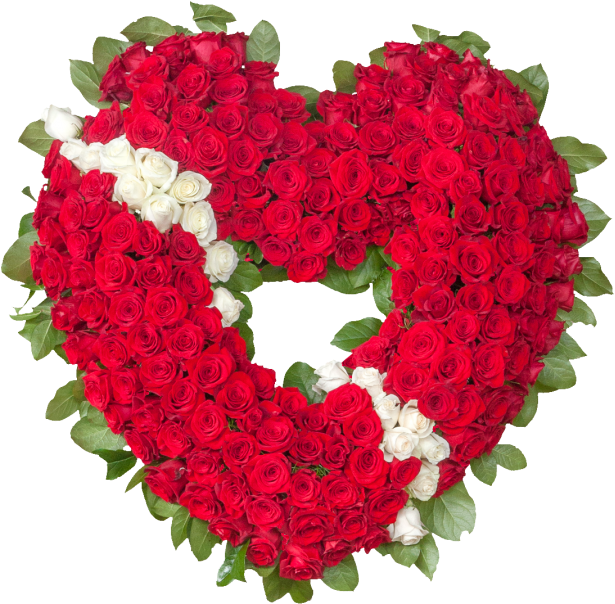 Download Hearts Broken Open Heart - Flower PNG Image with No Background ...