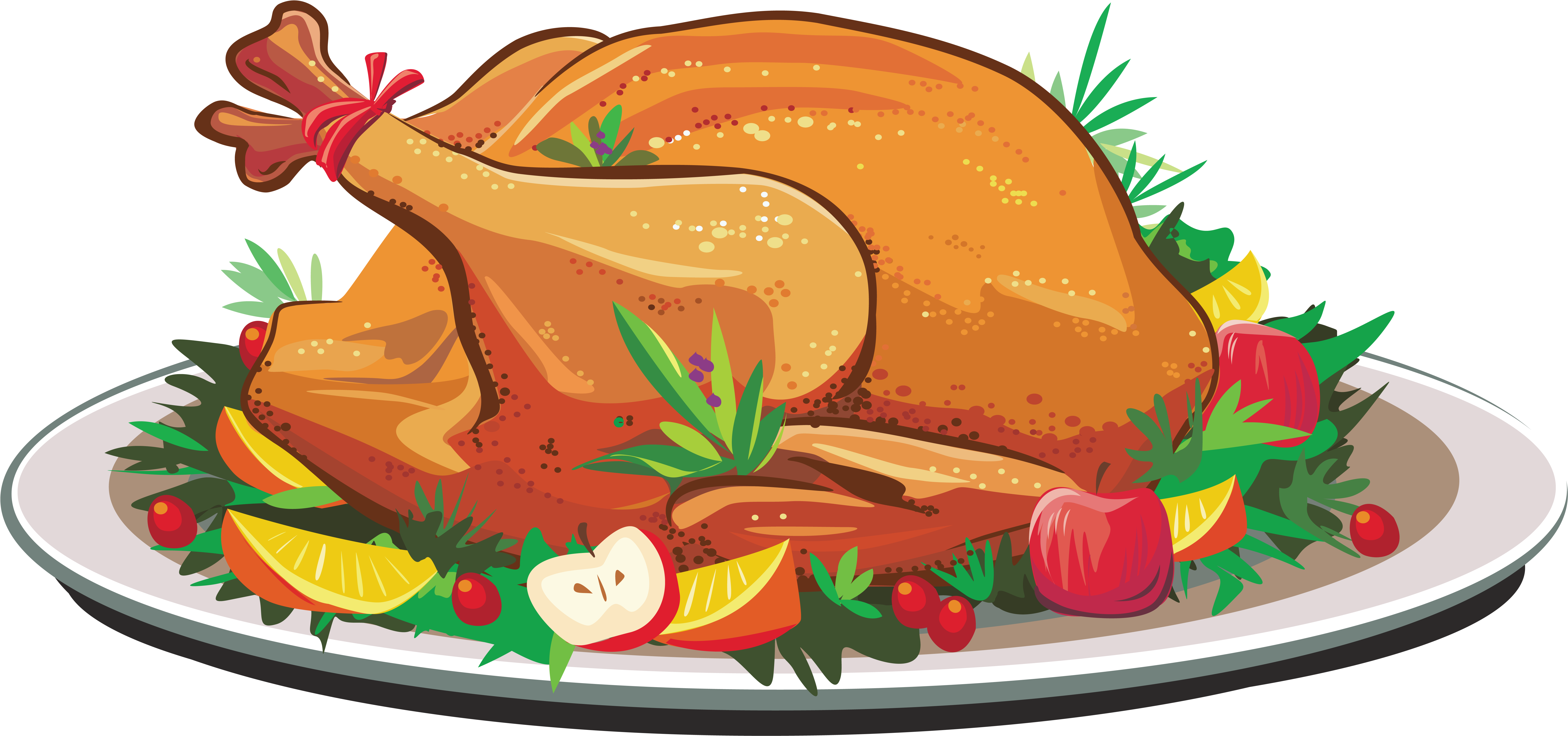 Download Roast Clipart Cooked Duck - Thanksgiving Turkey Cooked Clip