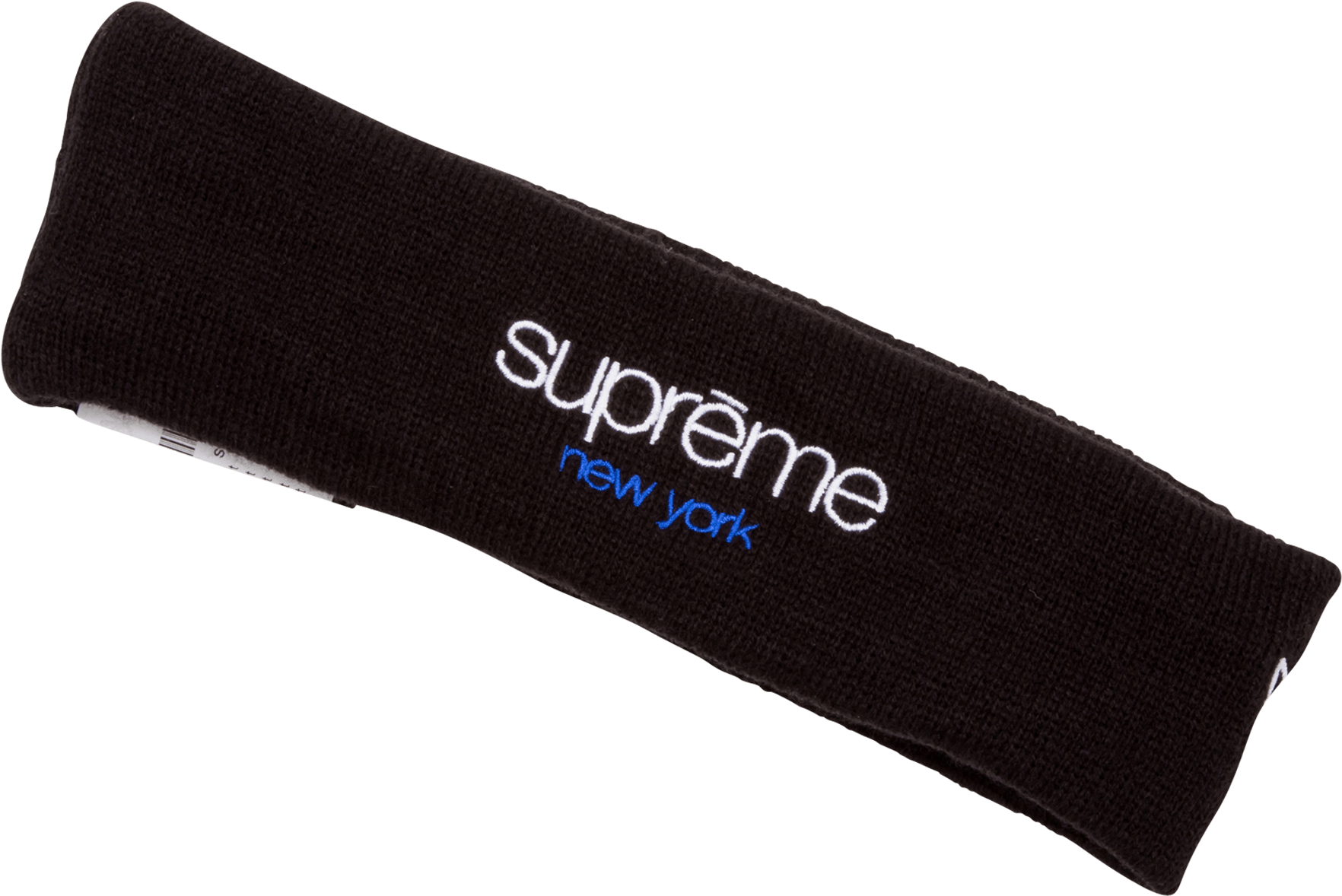 supreme new era headband black